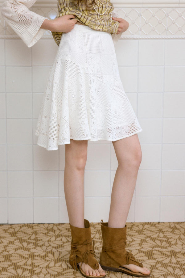 Apricot Yellow Bohemian Top Skirt Set-Up