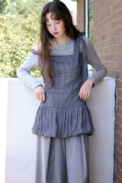 Asymmetrical Polka Dot Top