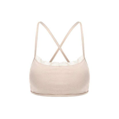 Chic U-Neck Corset Top Set