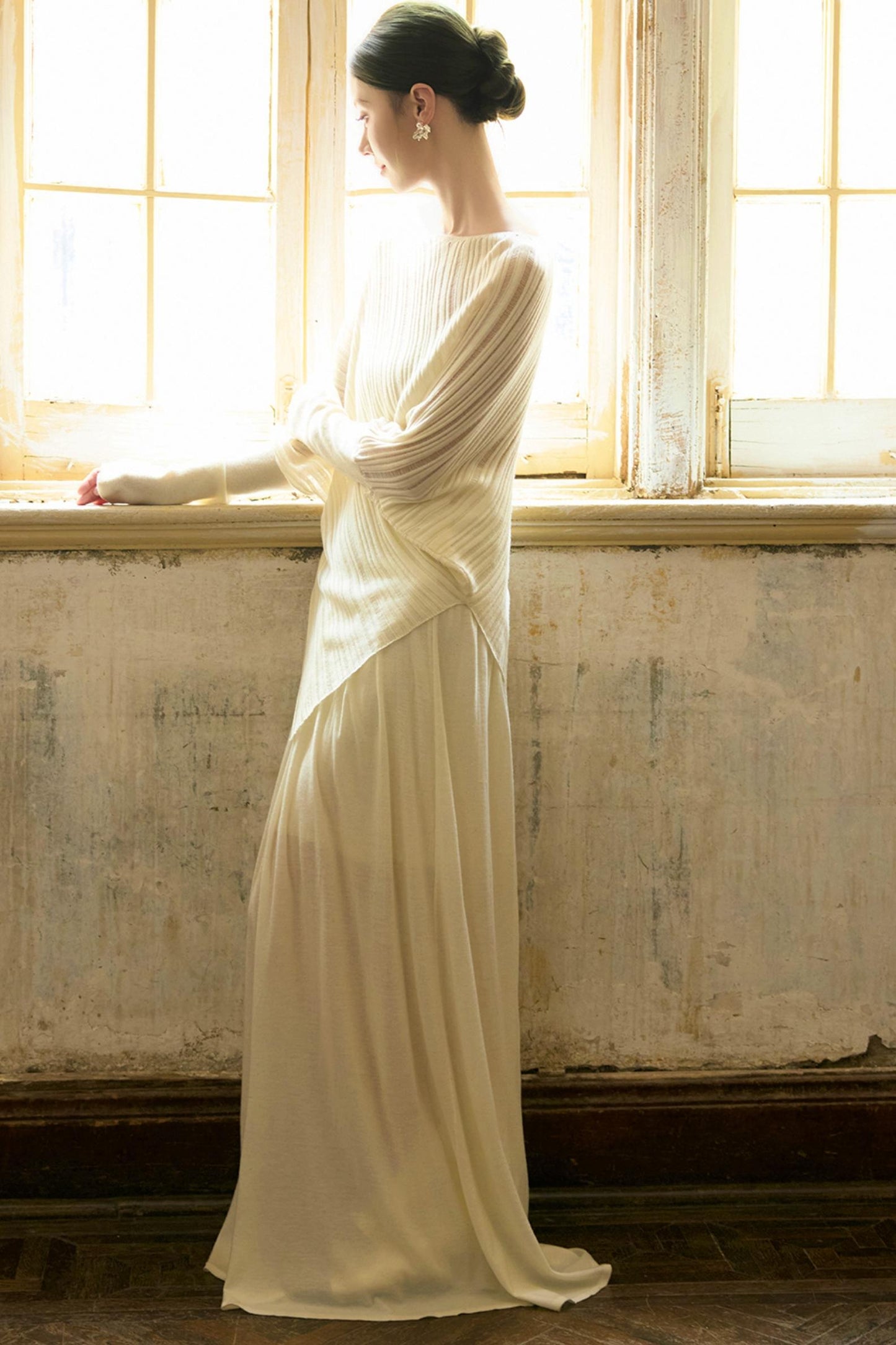 Lazy Sheep Wool Bat Sleeve Sweater