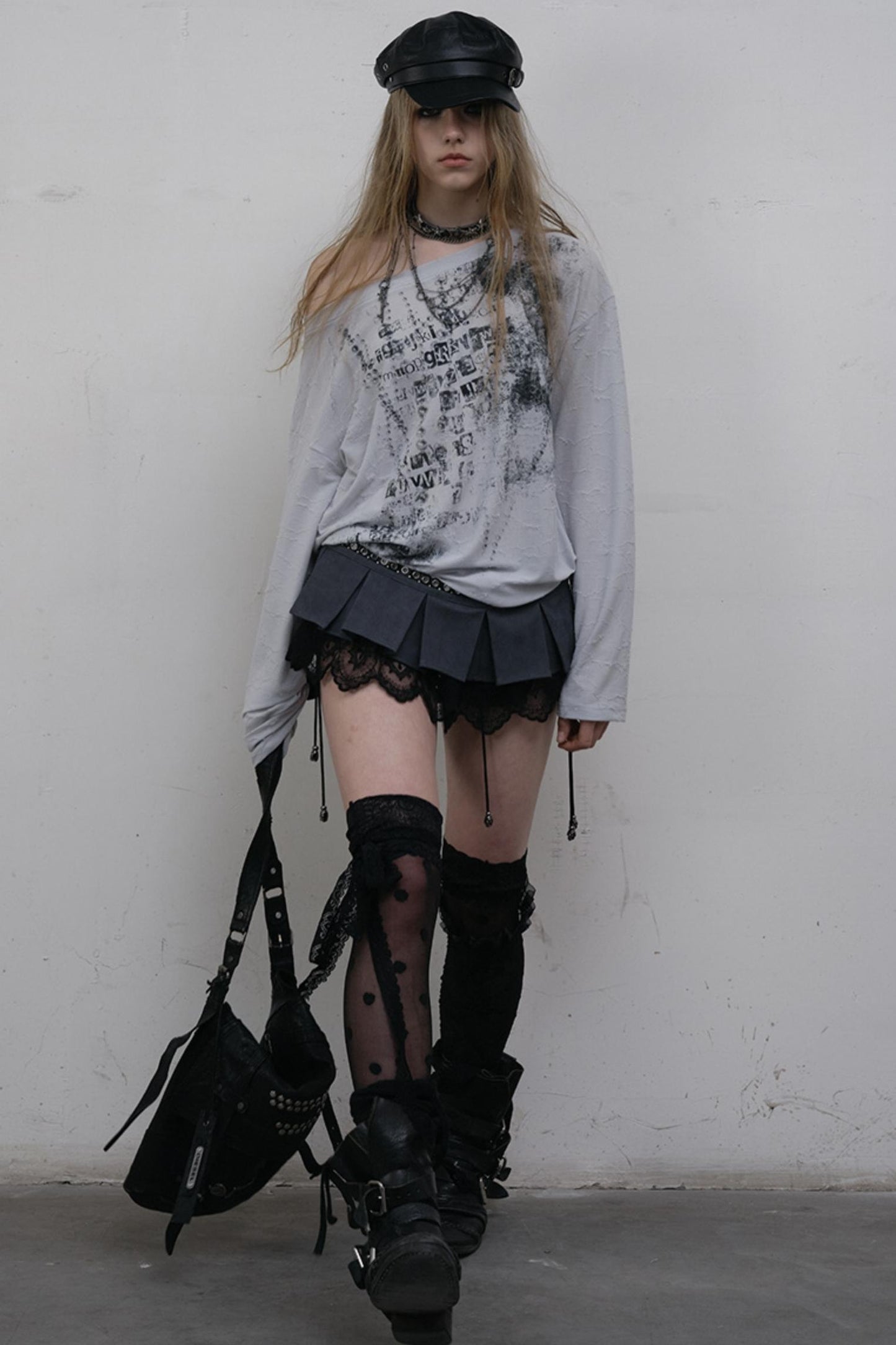 Slouchy One-Shoulder Tee