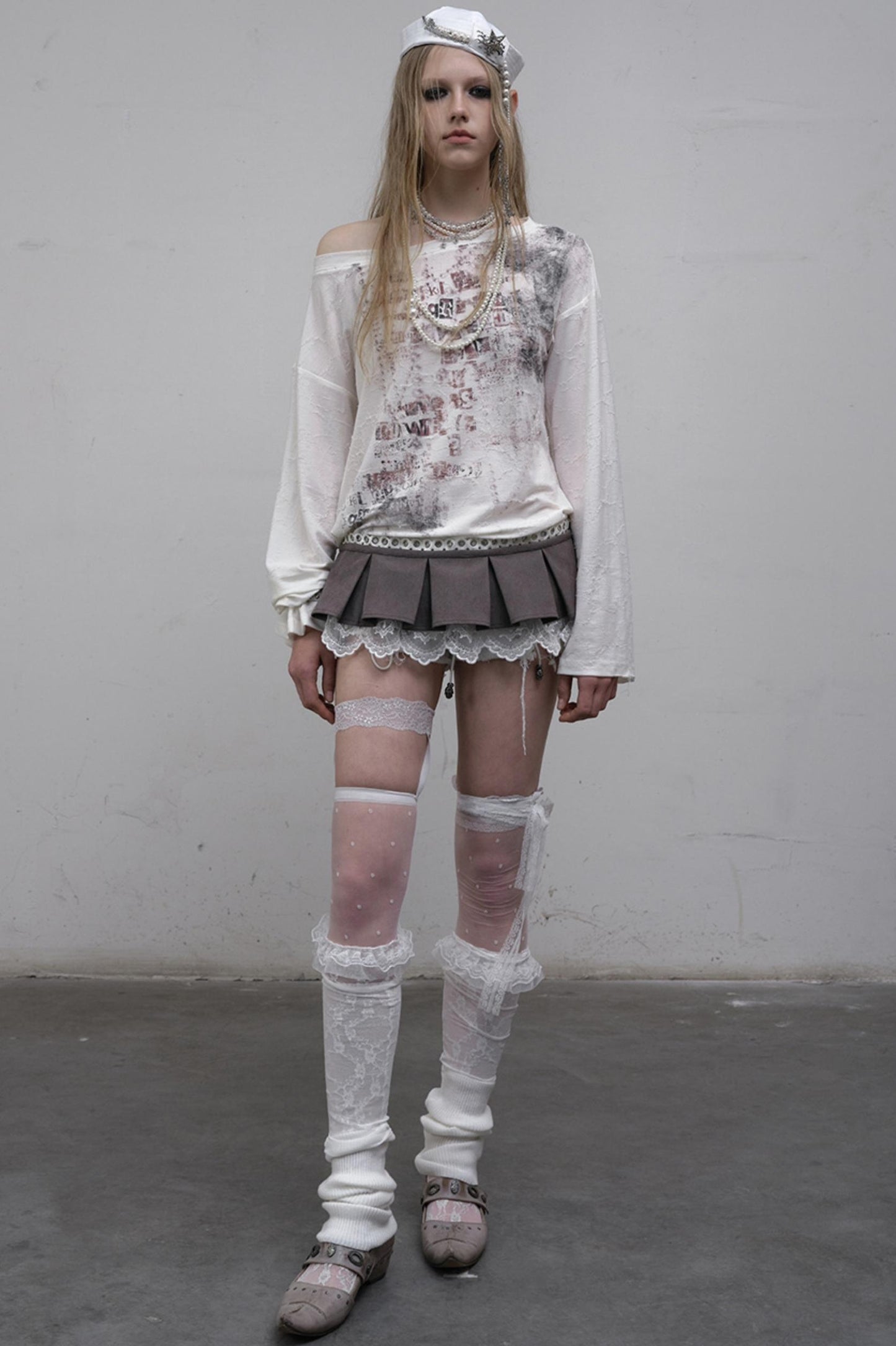 Slouchy One-Shoulder Tee