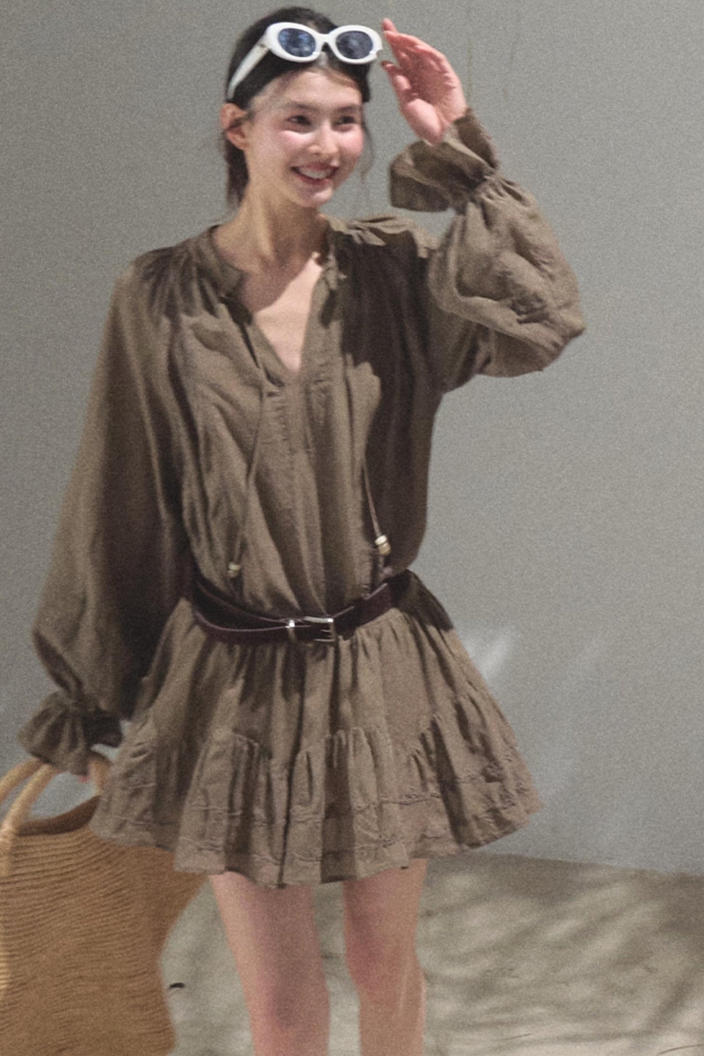 Bubble Sleeve Skirt Set-Up