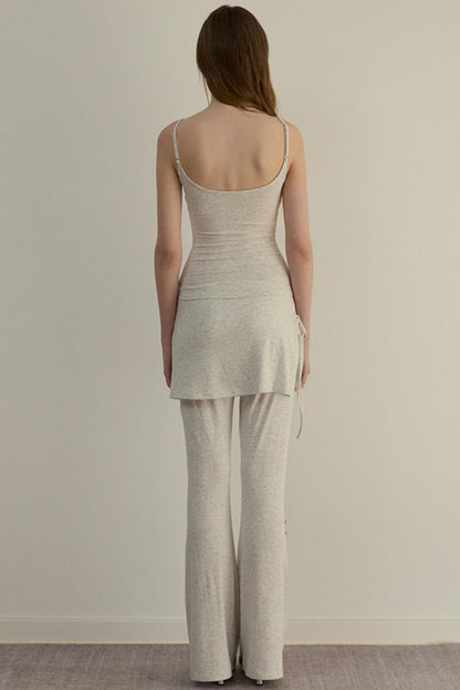 Sparkle Rhinestone Camisole & Micro Pants Set