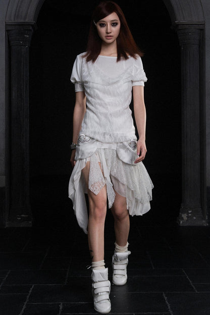 Retro Lace Swing Tee