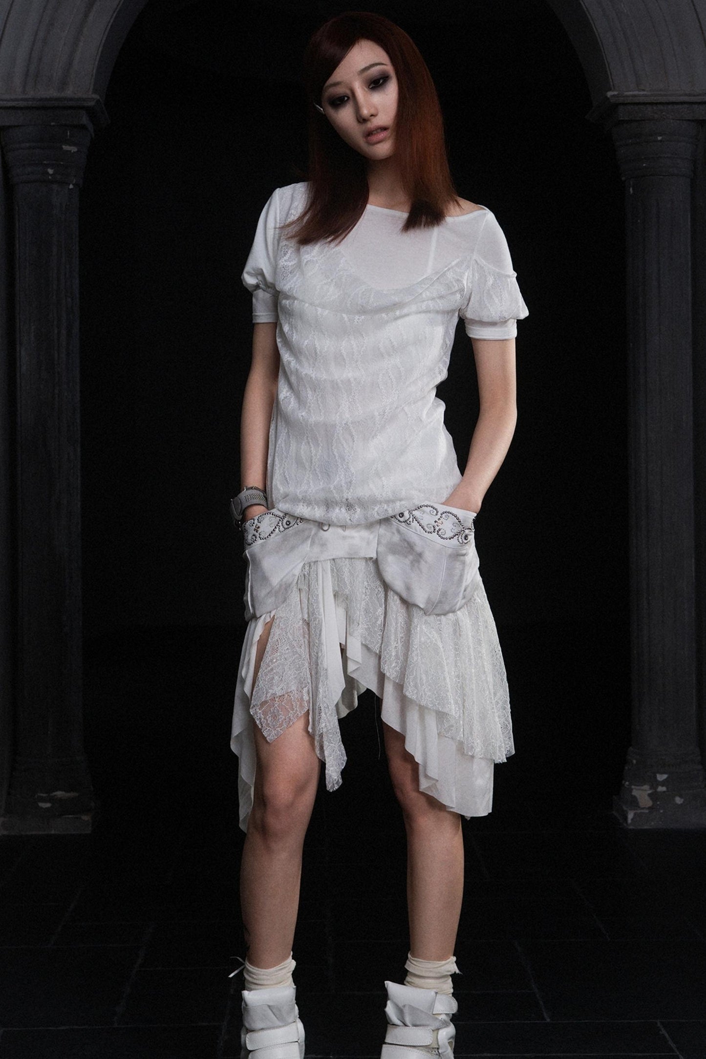 Retro Lace Swing Tee