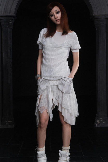 Retro Lace Swing Tee