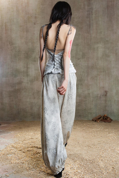 Retro Fishbone Pants