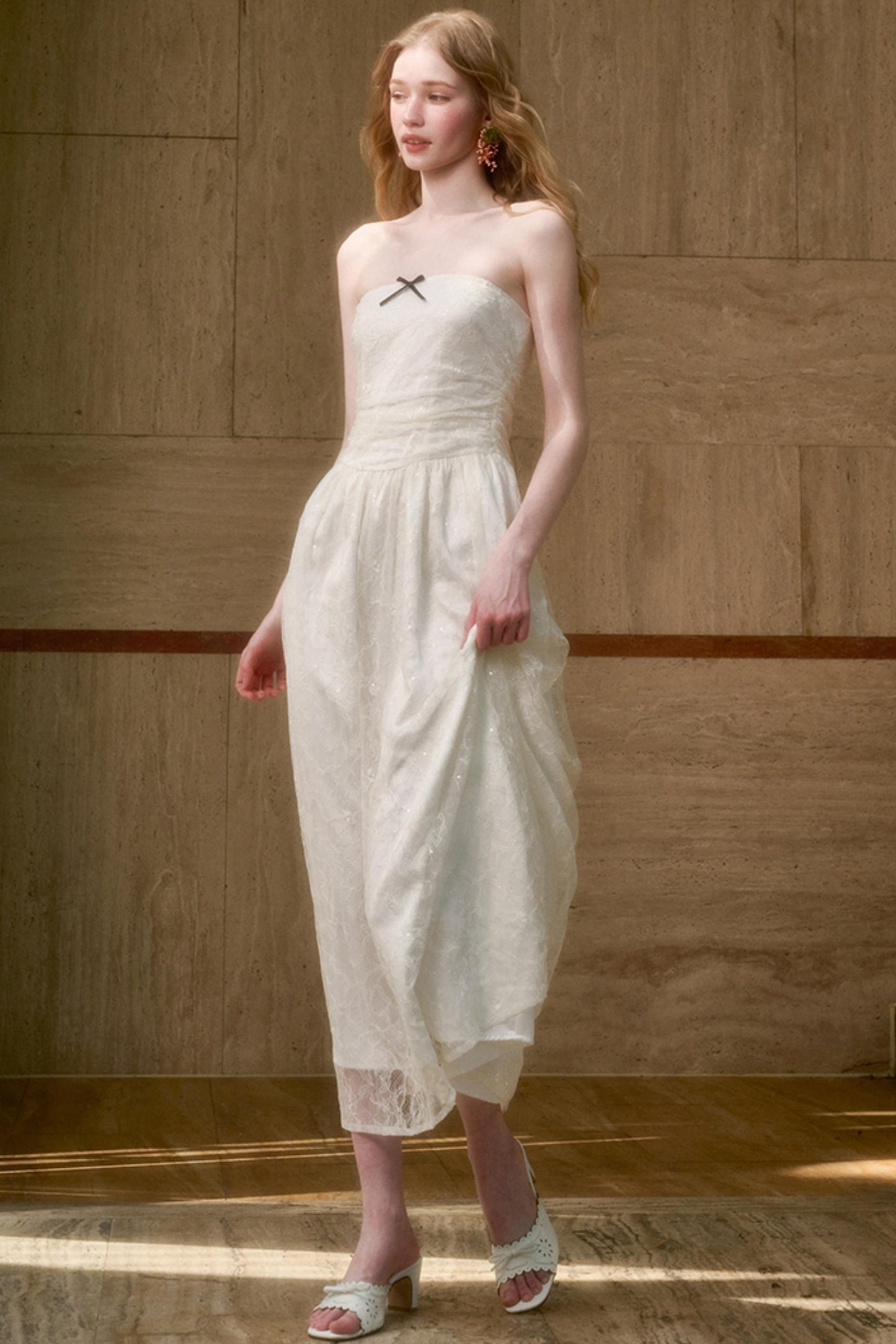 Sparkling Lace Fairy Gown Dress