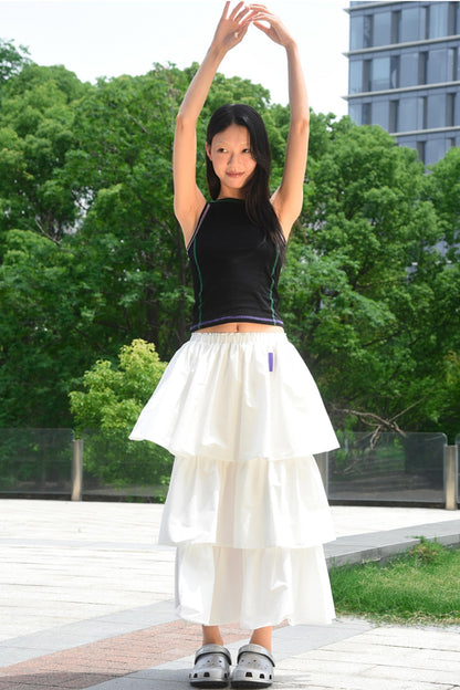 Vibrant Contrast Slim Tank