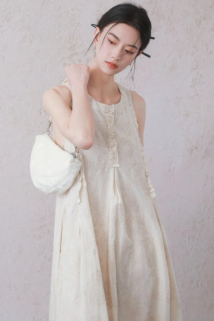 Beige Black Underdress