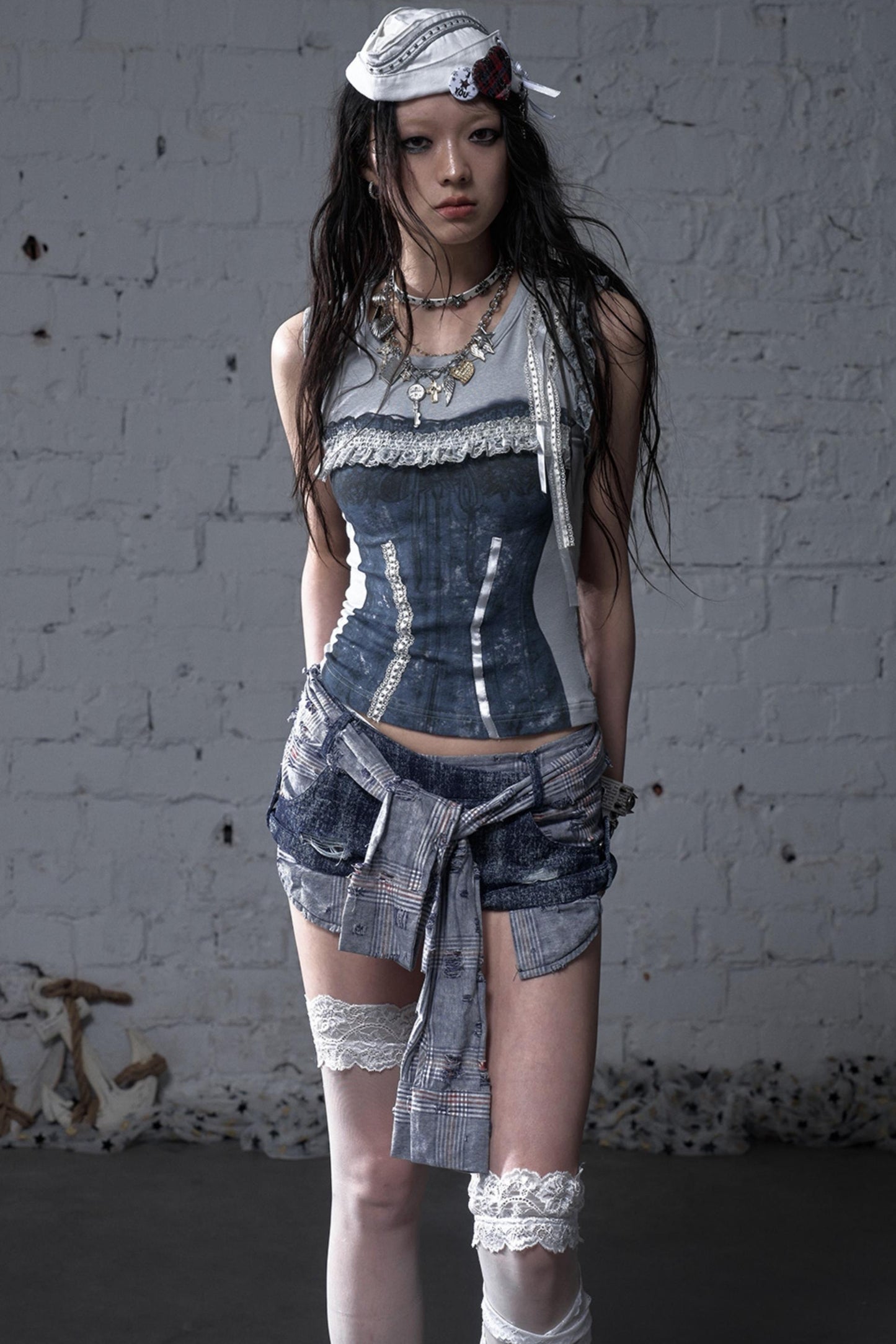 Slim Fit Street Punk Pants