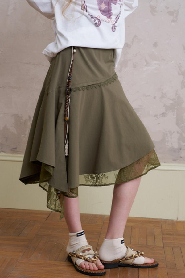 Lace Layered Skirt