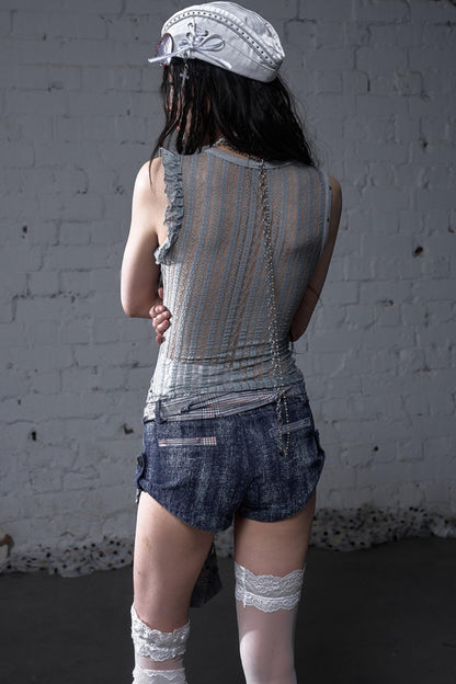 Slim Fit Street Punk Pants