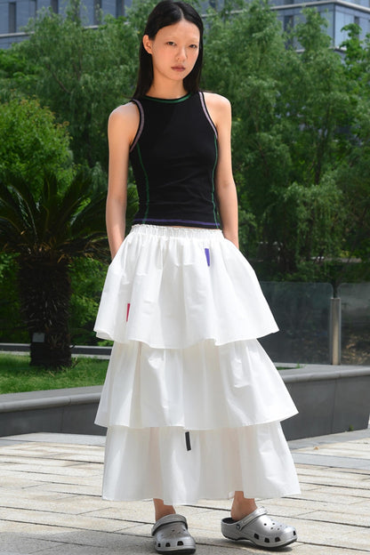 Vibrant Contrast Slim Tank