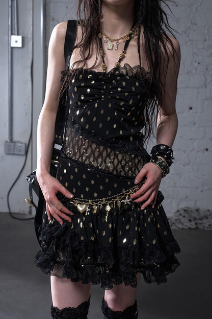 Lace Polka Dot Dress