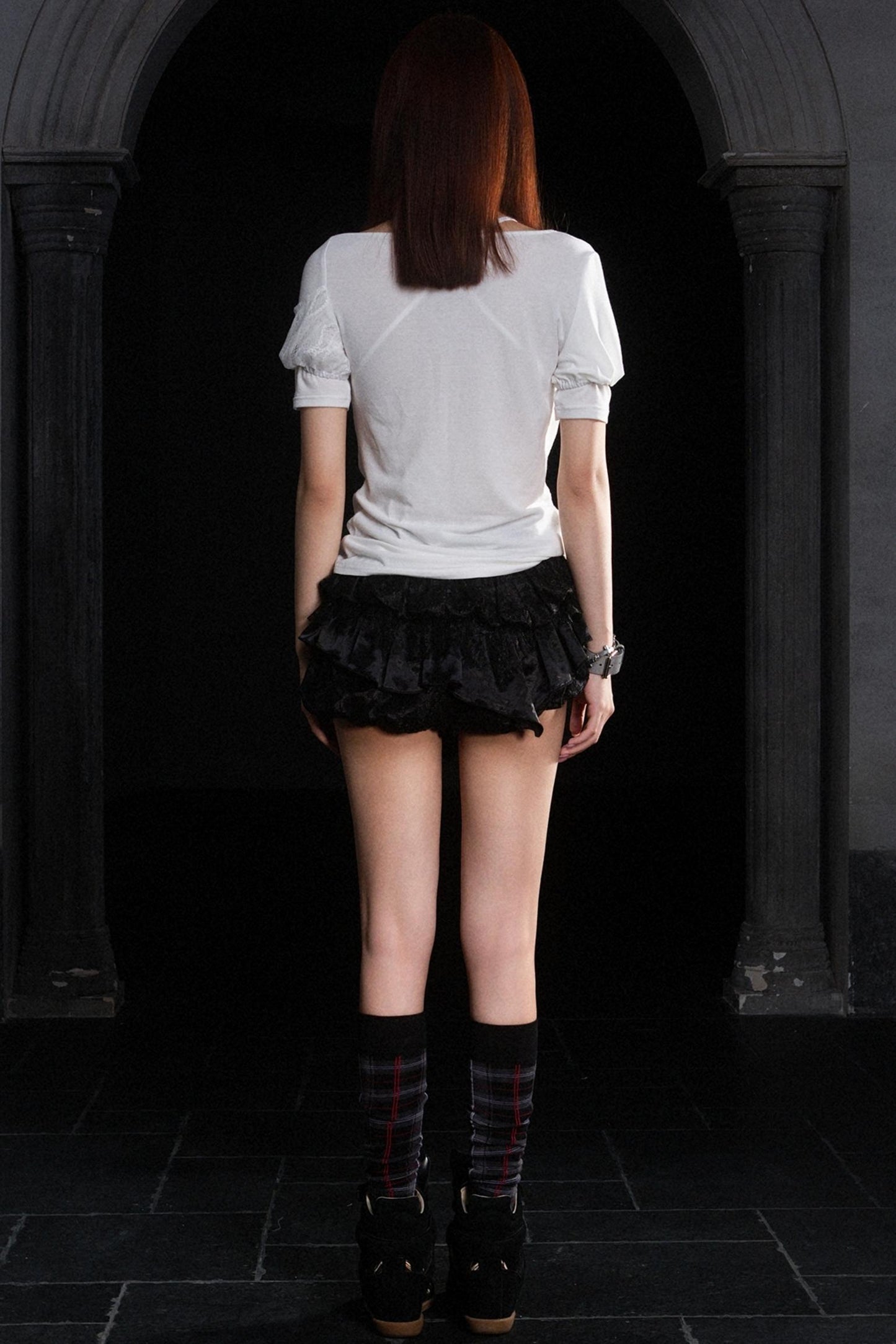 Punk Lace Mini Skirt