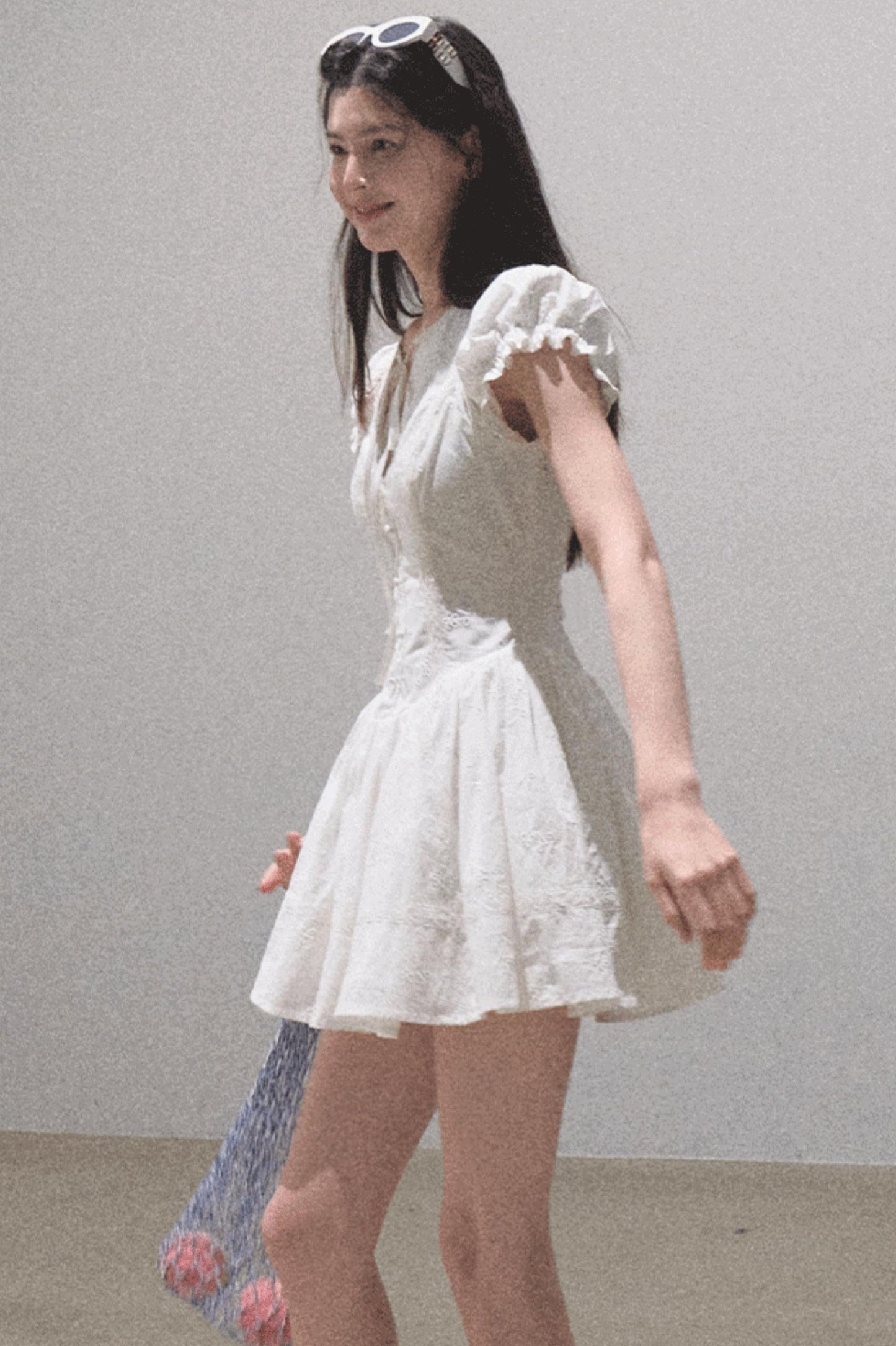 Lovefall Embroidered Cotton Tea Dress