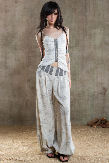 Retro Fishbone Pants