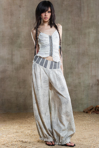 Retro Fishbone Pants