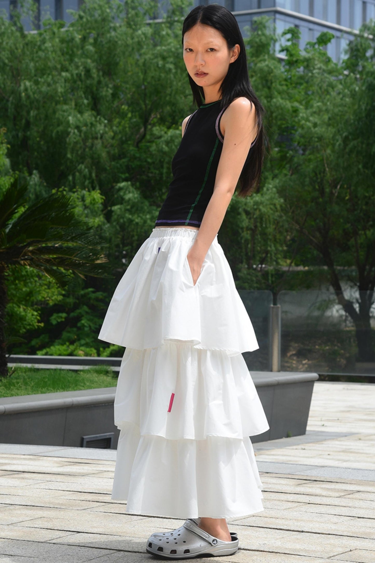 Vibrant Contrast Slim Tank