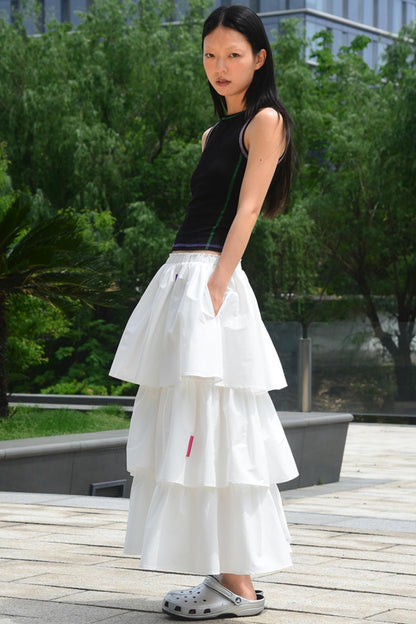 Vibrant Contrast Slim Tank