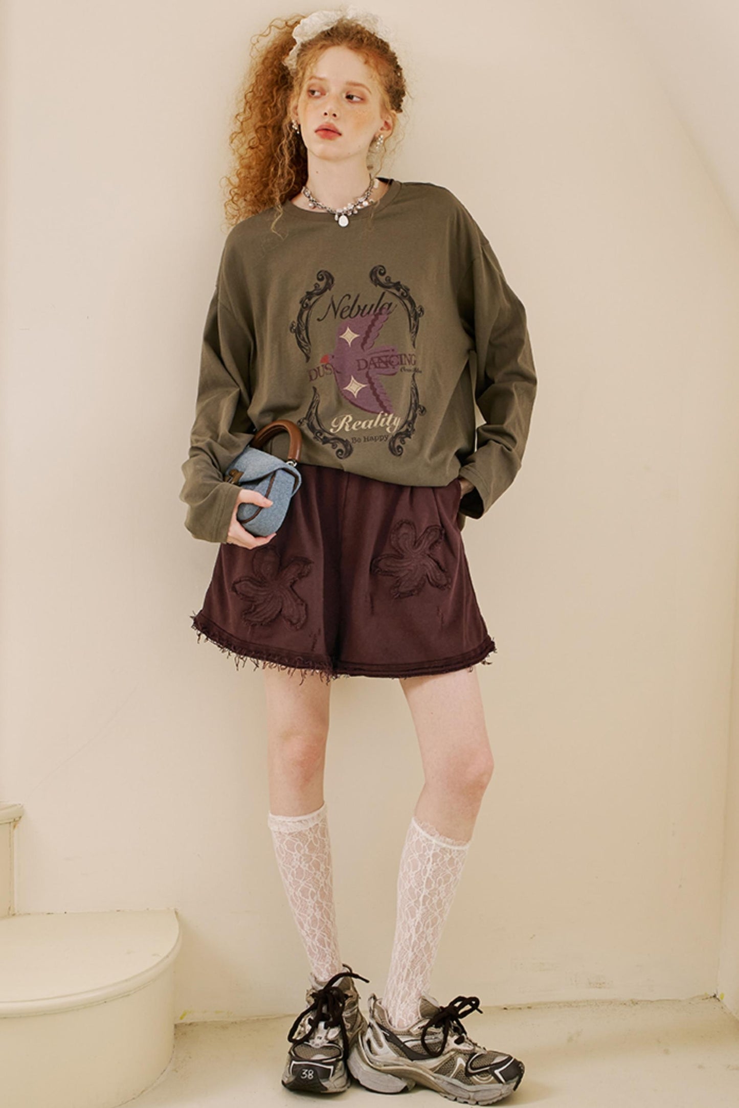 Relaxed Floral Sweatpants