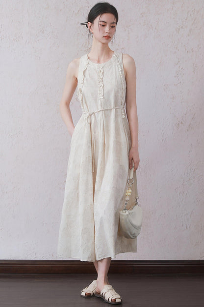 Beige Black Underdress