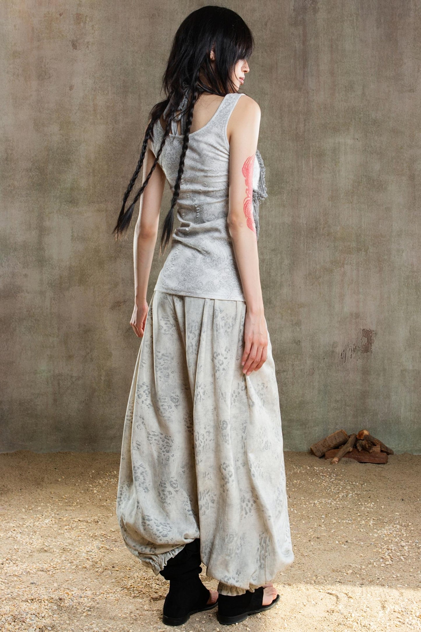 Retro Fishbone Pants