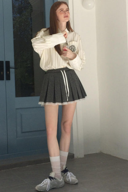 Lace Hooded Cardigan Set-Up