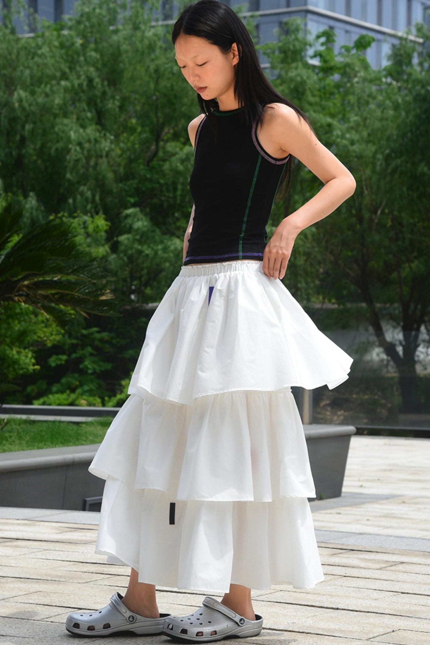 Vibrant Contrast Slim Tank