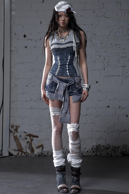 Slim Fit Street Punk Pants