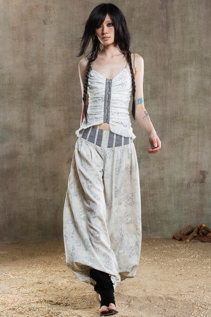 Retro Fishbone Pants