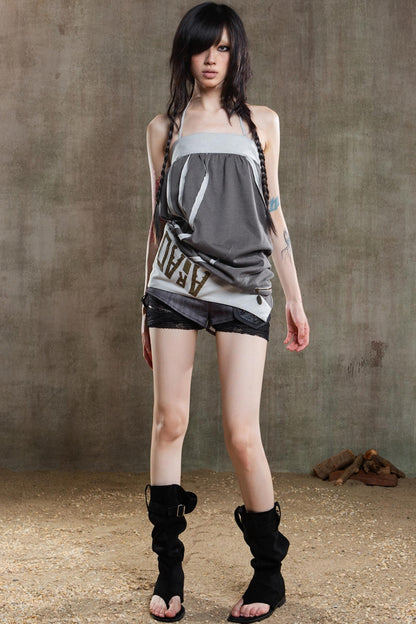 Punk Street Irregular Strappy Shorts