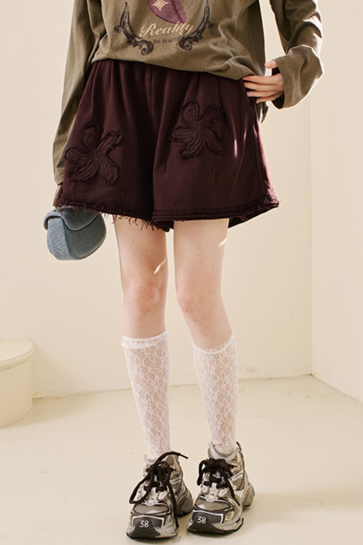 Relaxed Floral Sweatpants