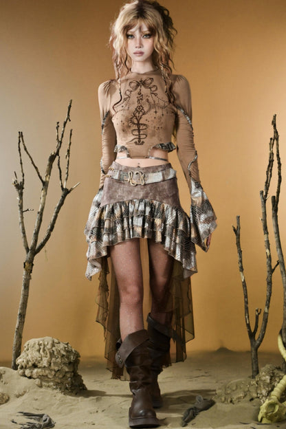 Snake Decree Long-Sleeved Top