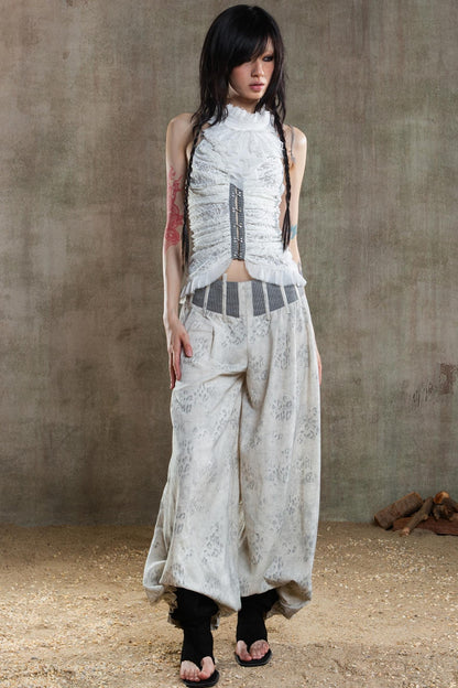 Retro Fishbone Pants