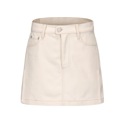 Embroidered A-Line Jacket Skirt Set-Up