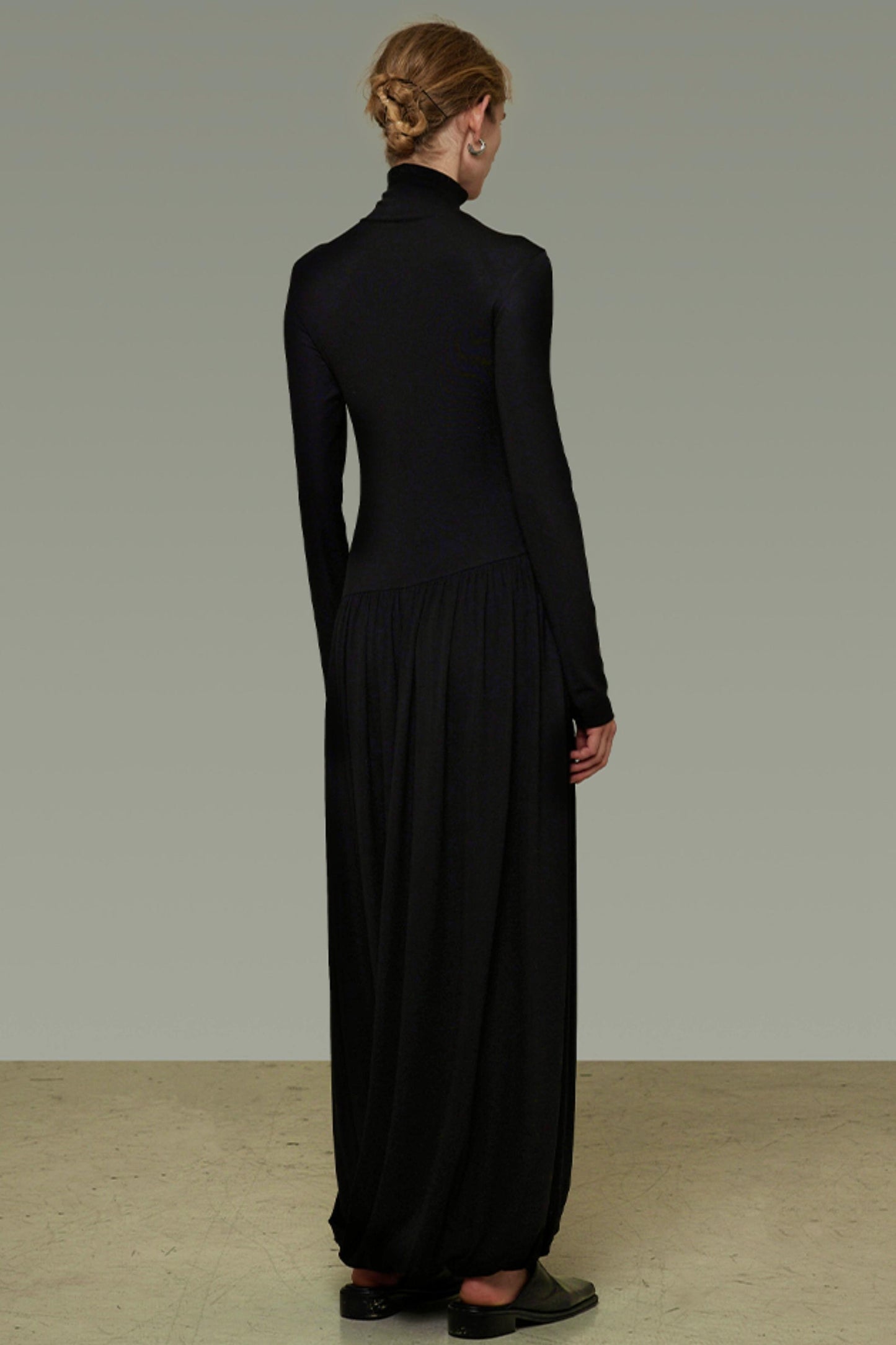 Slim High Neck Autumn Dress