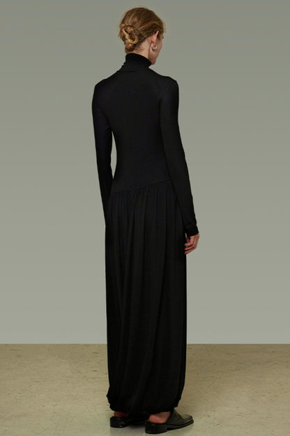 Slim High Neck Autumn Dress