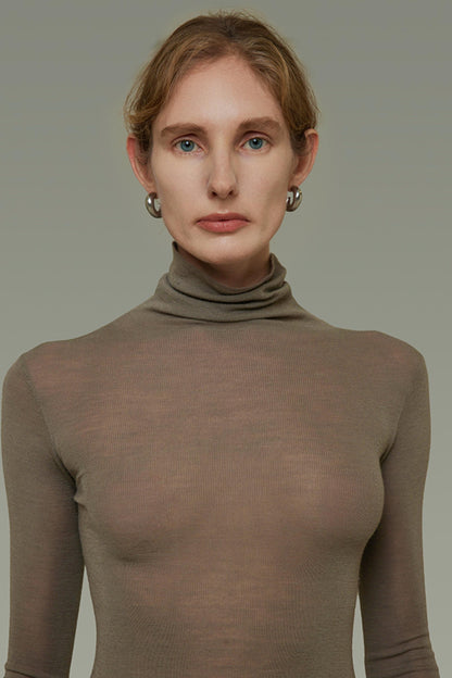 Autumn Wool Turtleneck Sweater