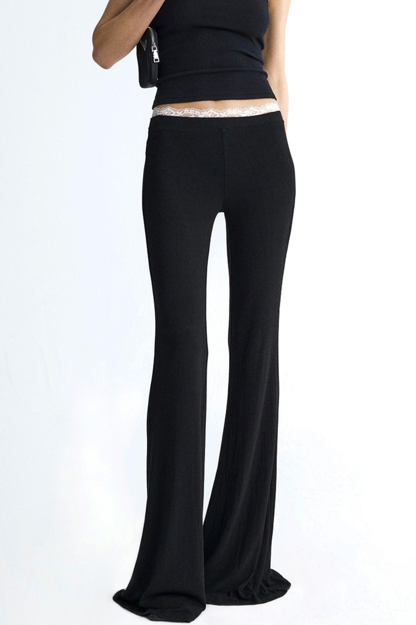 Chic Colorblock Flare Pants