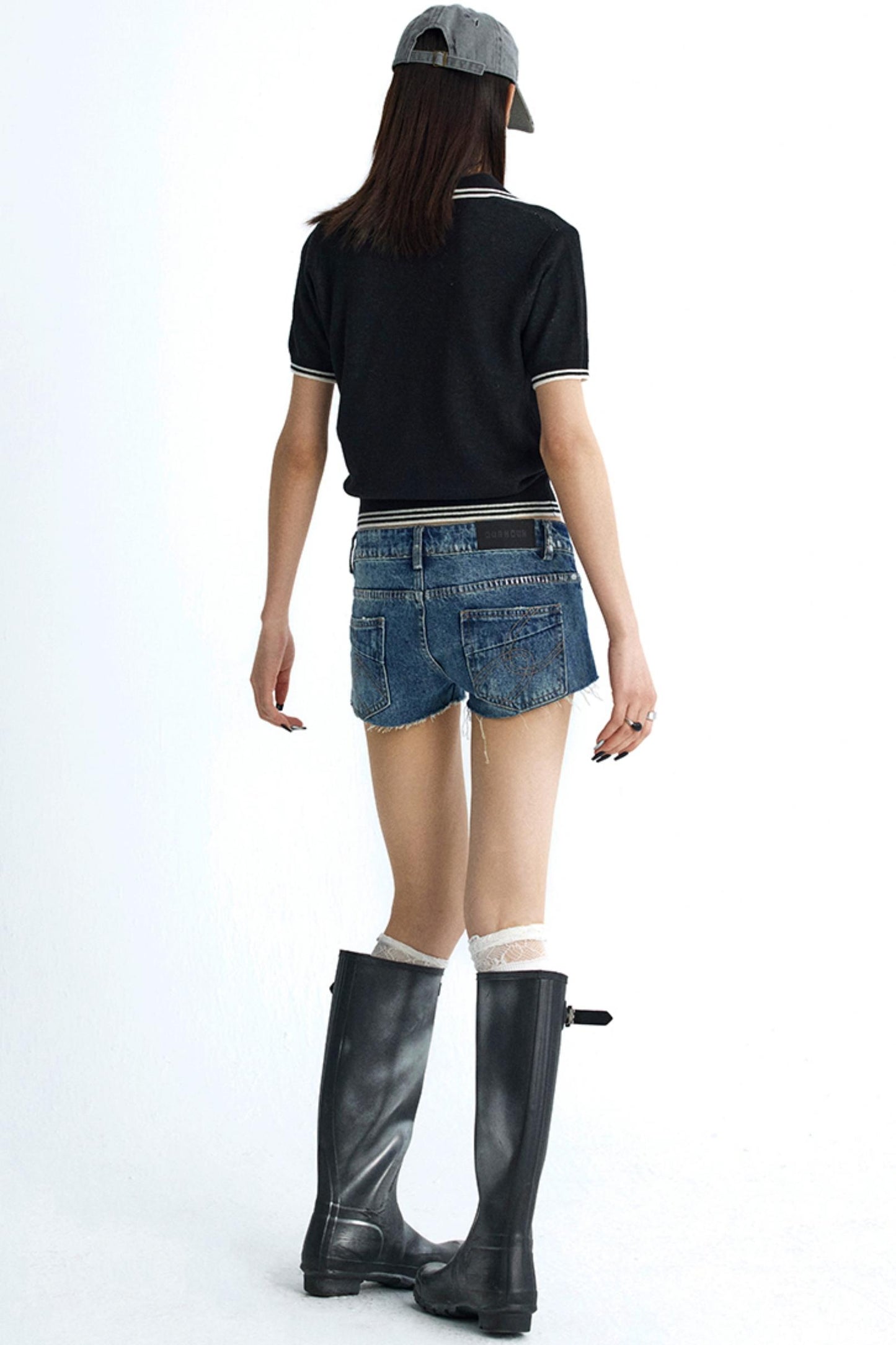 Vintage Diamond V-Neck Tee