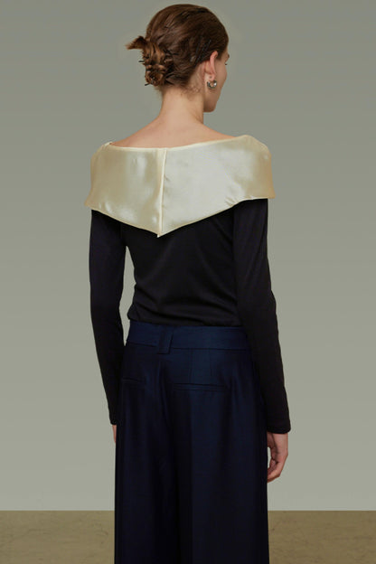 Patchwork Slimming Sweater