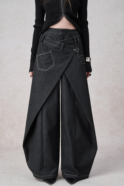 Yuan Sand Wide-Leg Pants