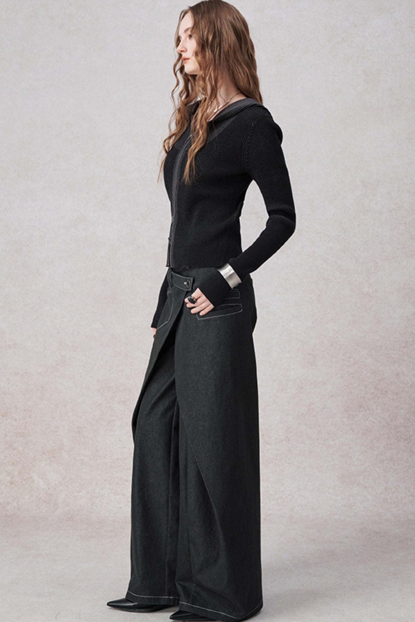 Yuan Sand Wide-Leg Pants