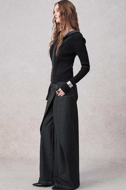 Yuan Sand Wide-Leg Pants