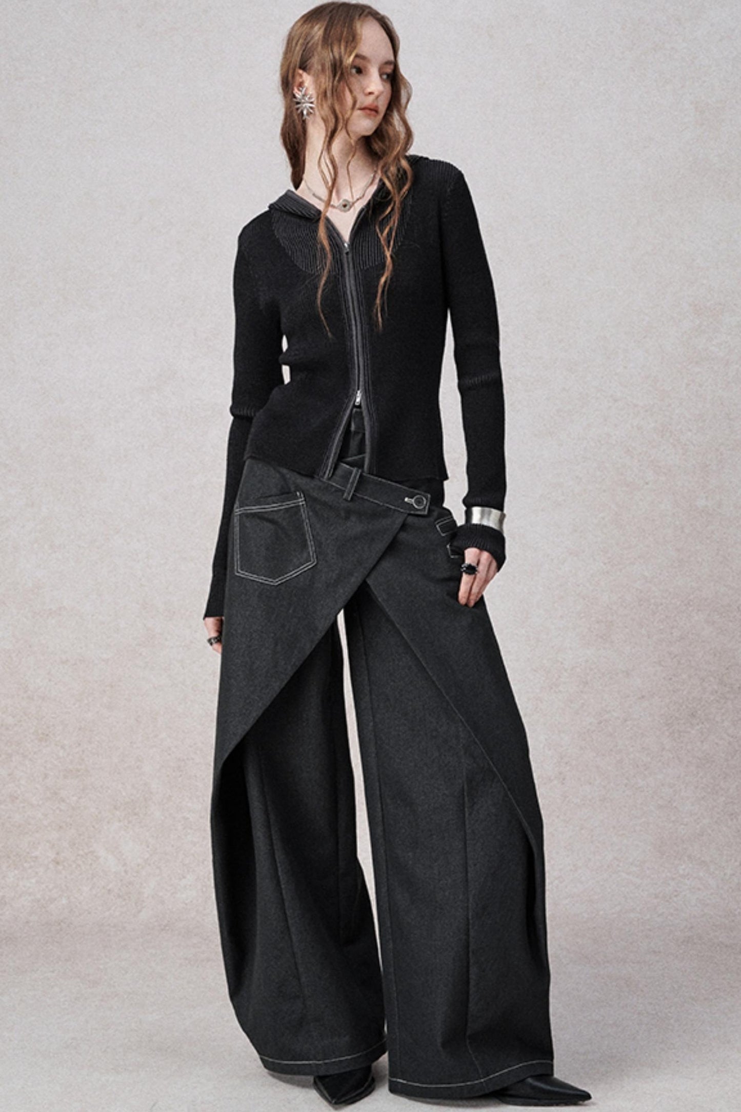 Yuan Sand Wide-Leg Pants