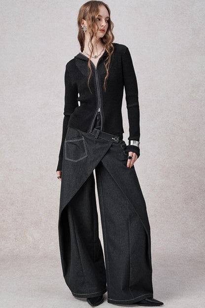 Yuan Sand Wide-Leg Pants