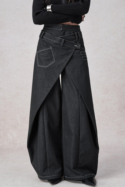 Yuan Sand Wide-Leg Pants